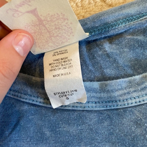 Freeloader Blue Jersey Tee - Picture 5 of 5